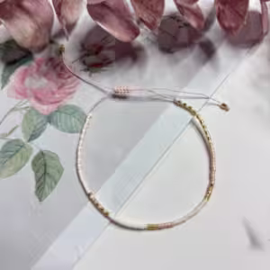 Light Pink Beaded Bracelet