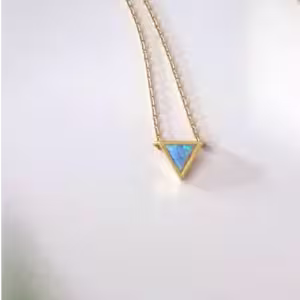 Gold Prism Point Necklace