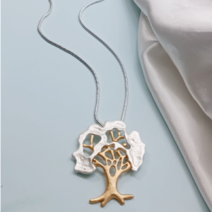 Silver Tree Pendant Necklace