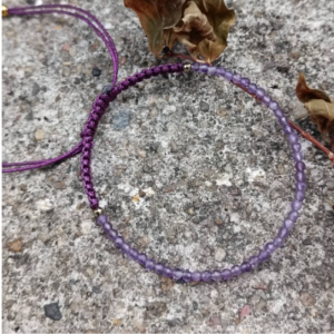 Purple Beaded Bracelet