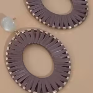 Cocoa Sunray Hoops Earrings
