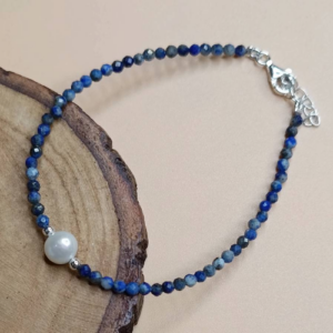 Blue Pearl Bracelet