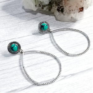 Turquoise Teardrop Earrings