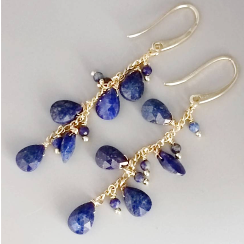 Endless Love Lapis Earrings