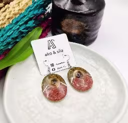 Pinky Seashell Earrings