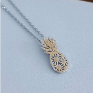 Silver Pineapple Necklace