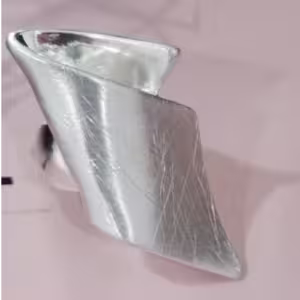 Silver Curved Wrap Ring