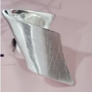 Silver Curved Wrap Ring