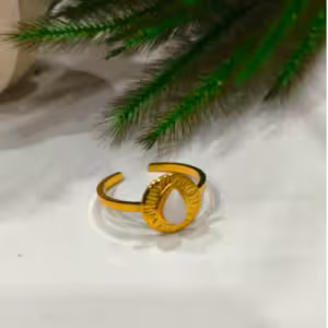 Peach Cuff Ring