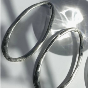 Gold Petal Stud Earrings