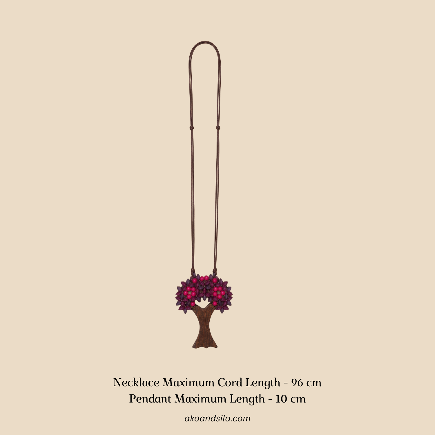 Berry Tree Pendant Necklace - Image 2