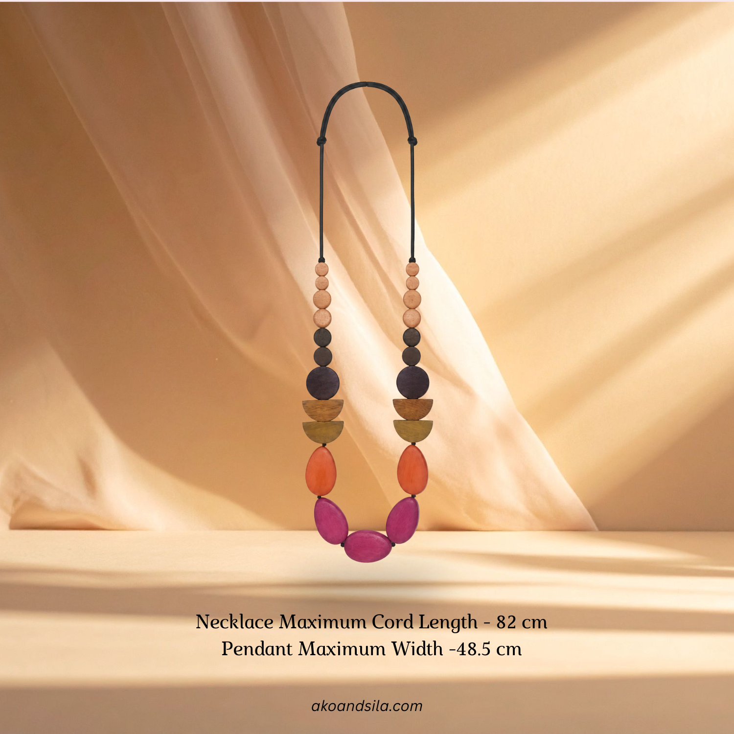 Pink Pebble Necklace - Image 2