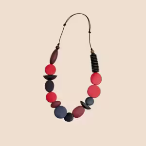 Berry Blue Pebble Necklace