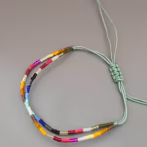 Green Beaded Bracelet