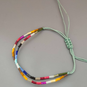 Green Beaded Bracelet