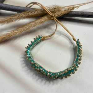 Green Acrylic Cuff Bracelet