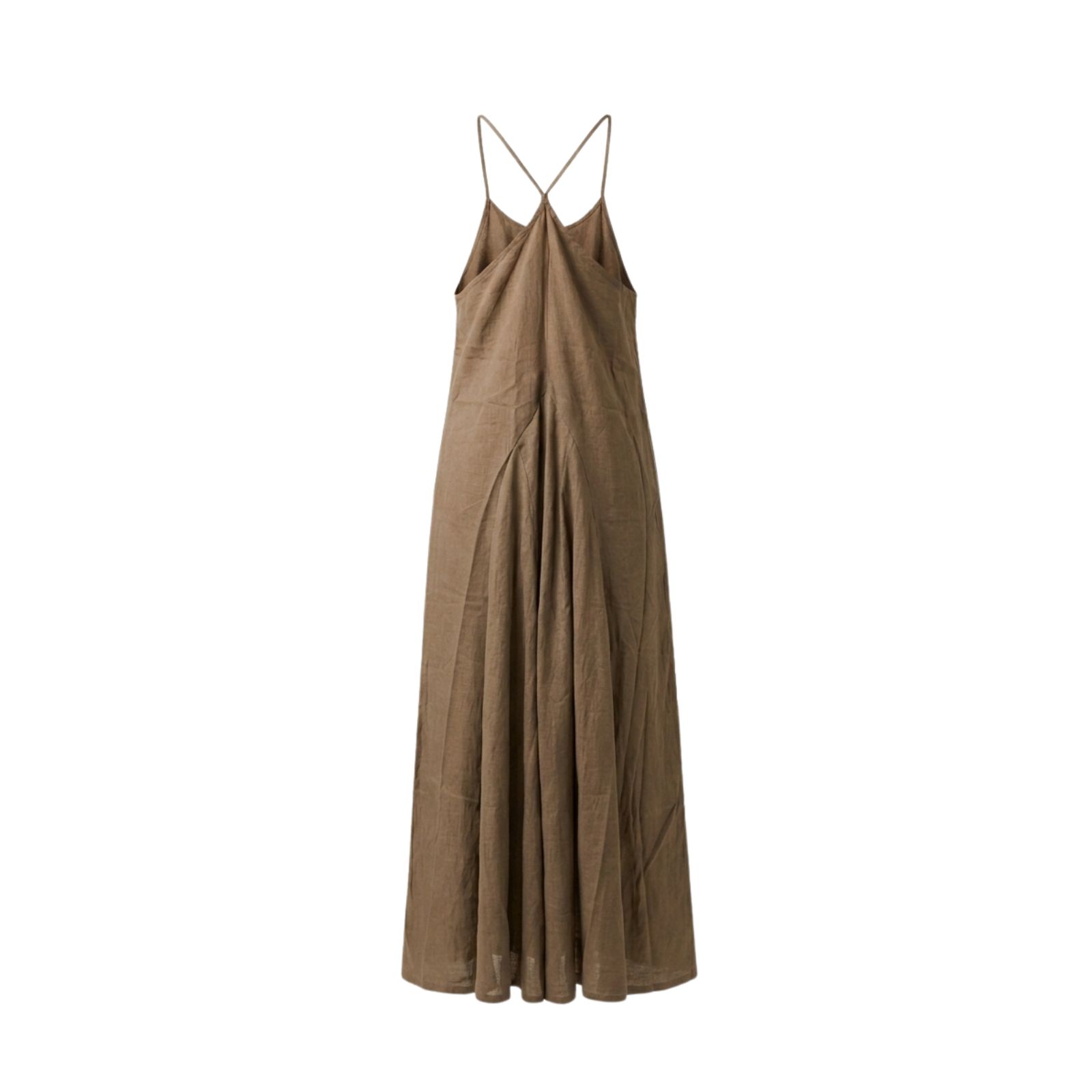 Light Brown Halter Neck Free Size Dress - Image 4