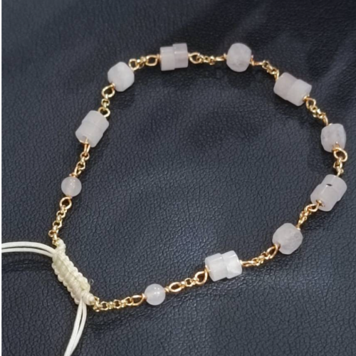 White Pearl Stone Bracelet