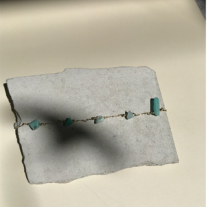 Blue Beryl Chain Bracelet
