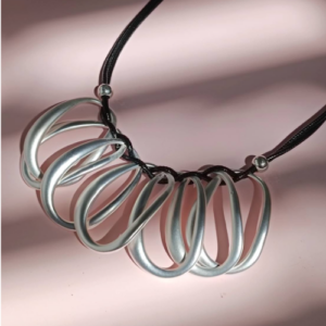 Silver Loop Pendant Necklace