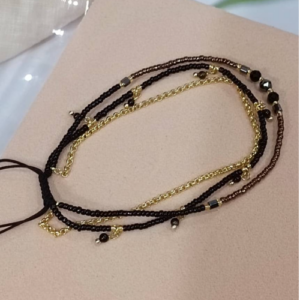 Midnight Beaded Bracelet