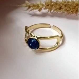 Cobalt Solitaire Ring