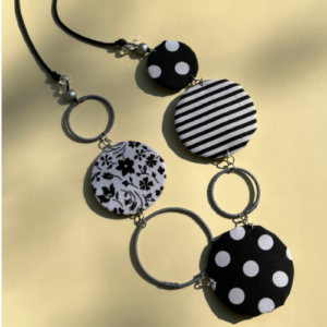 Monochrome Pattern Necklace