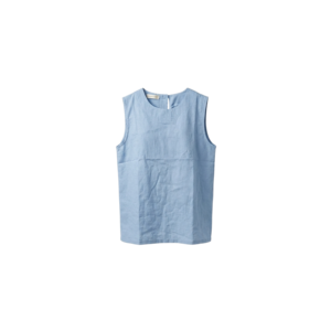 Blue Sleeveless Free Size Shirt