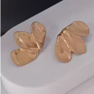 Gold Pearl Drop Earrings