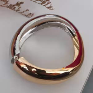 Two Tone Dome Bracelet