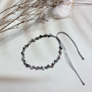 Grey Natural Stone Bracelet