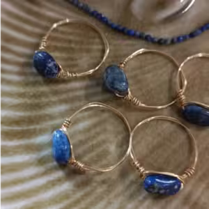 Cosmic Lapis Wrap Ring