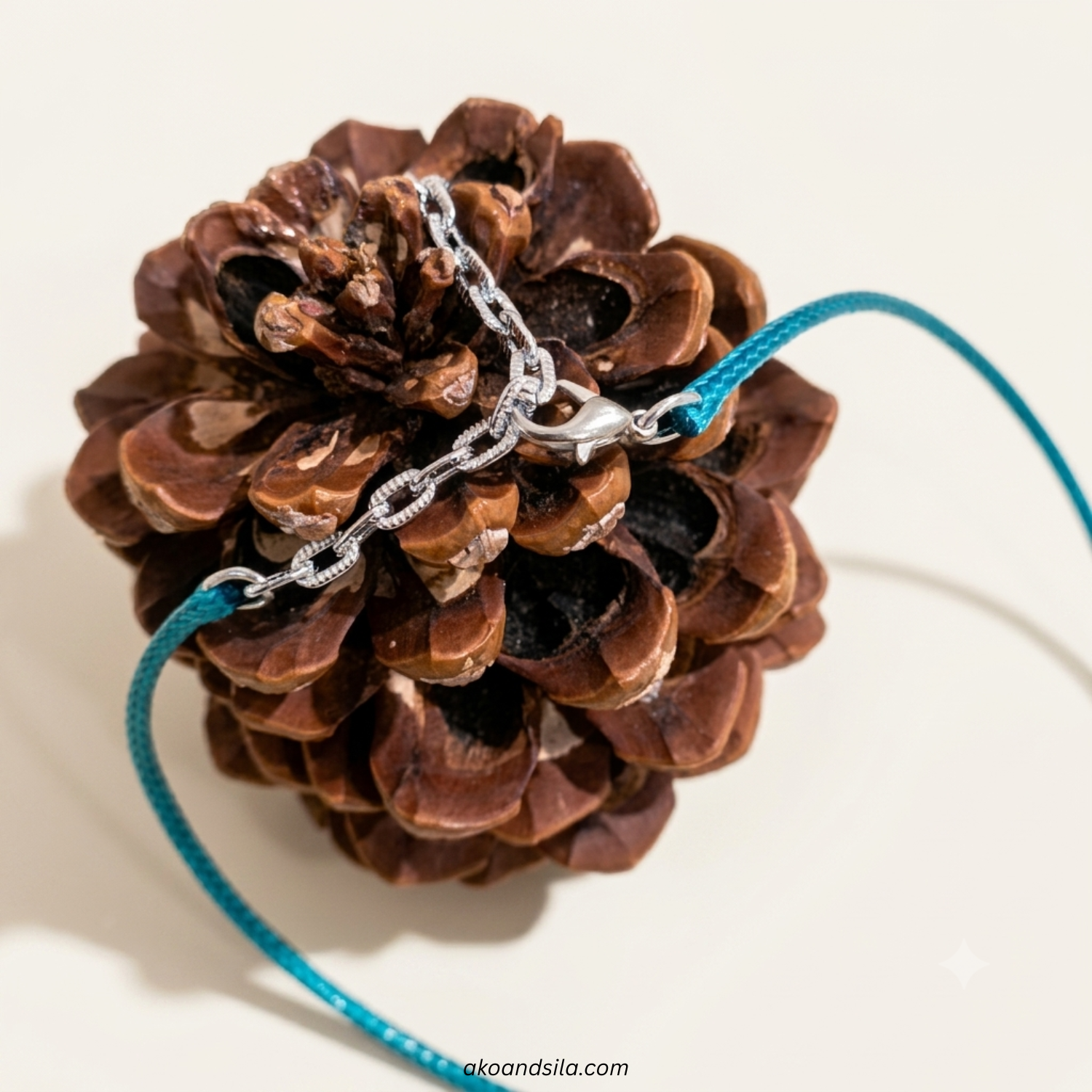 Aqua Link Necklace - Image 4