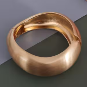 Matte Gold Dome Bracelet