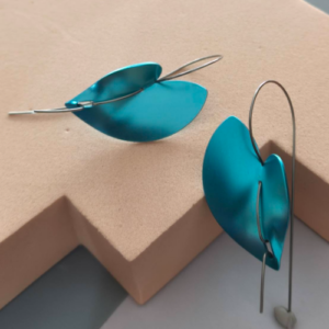 Blue Marquise Drop Earrings