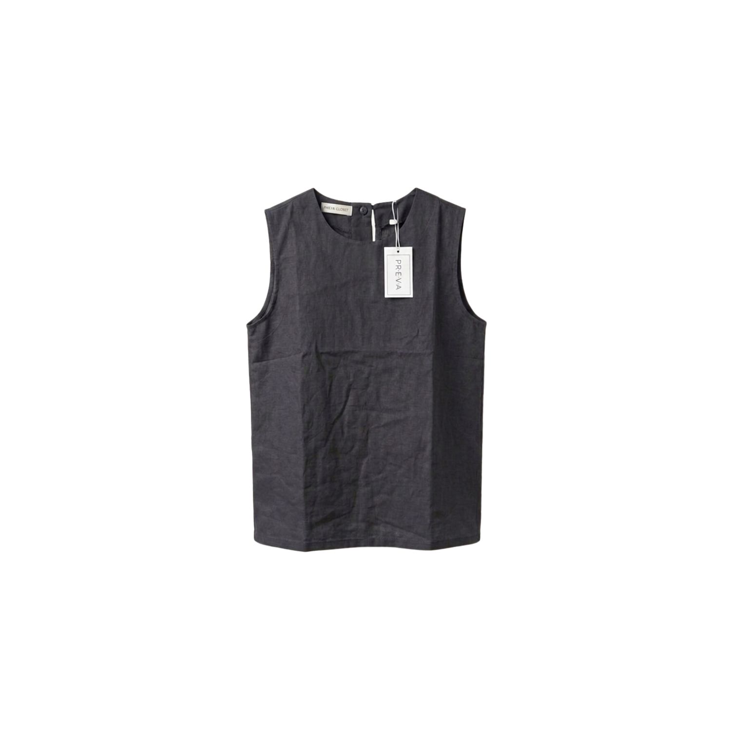 Black Sleeveless Free Size Shirt
