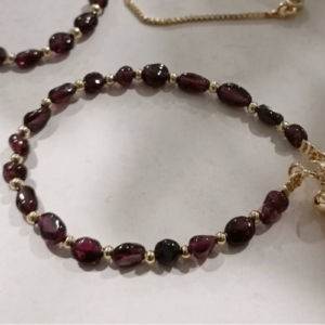 Garnet Stone Bracelet