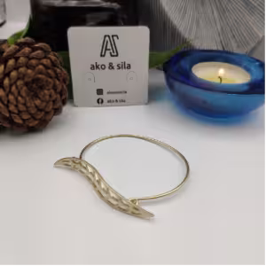 Gold Leaf Wrap Bracelet