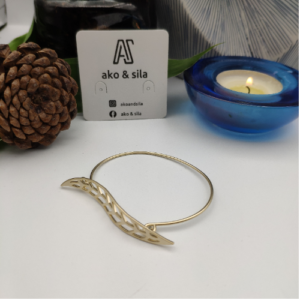 Golden Leaf Wrap Bracelet