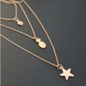 Gold Layered Star Charm Necklace