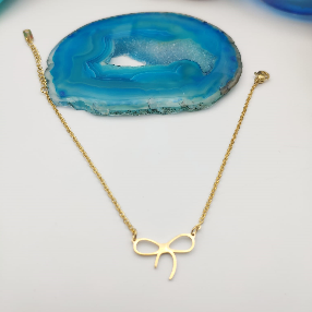 Gold Abstract Charm Bracelet