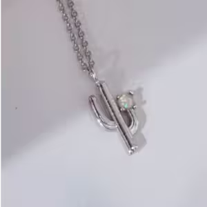 Silver Geometric Necklace