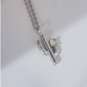 Silver Geometric Necklace