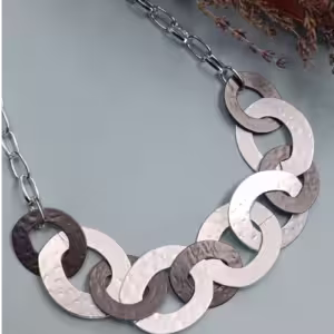Mixed Metal Link Necklace