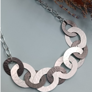 Mixed Metal Link Necklace