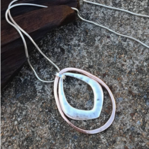 Silver Open Shape Necklace