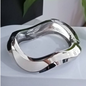 Silver Rounded Link Bracelet