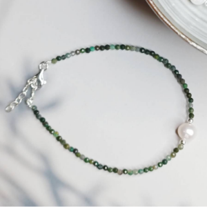 Green Pearl Bracelet