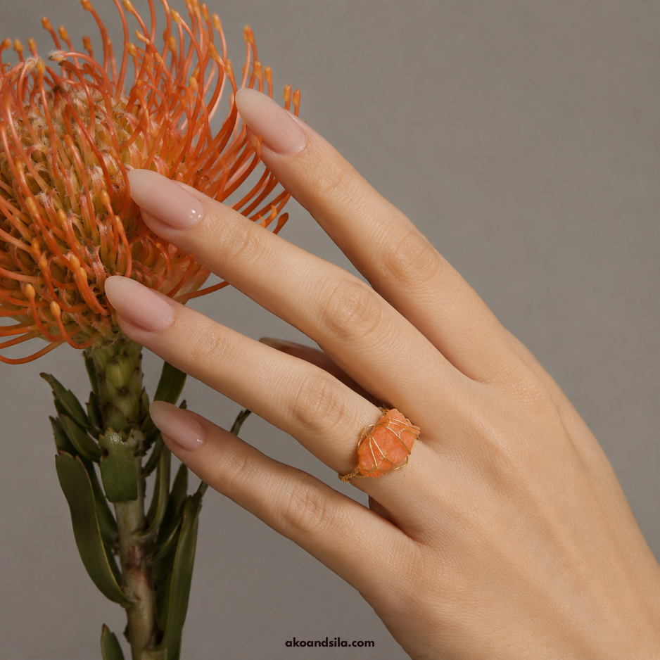 Carnelian Wrap Ring - Image 2