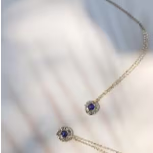 Blue Pendant Necklace